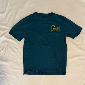 Vans Boy's LG 12/14 Teal Graphic Tee